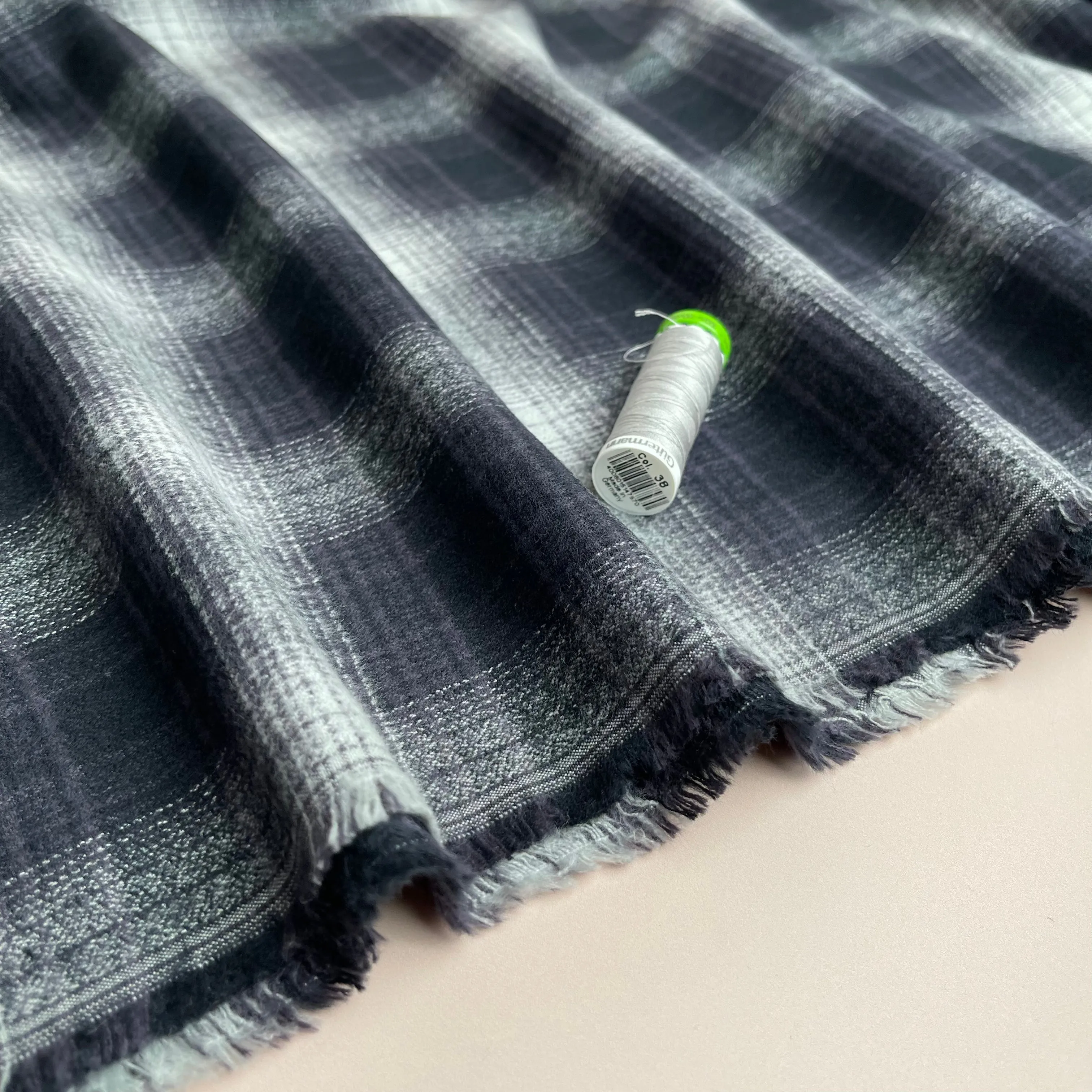 Charcoal Mammoth Cotton Flannel