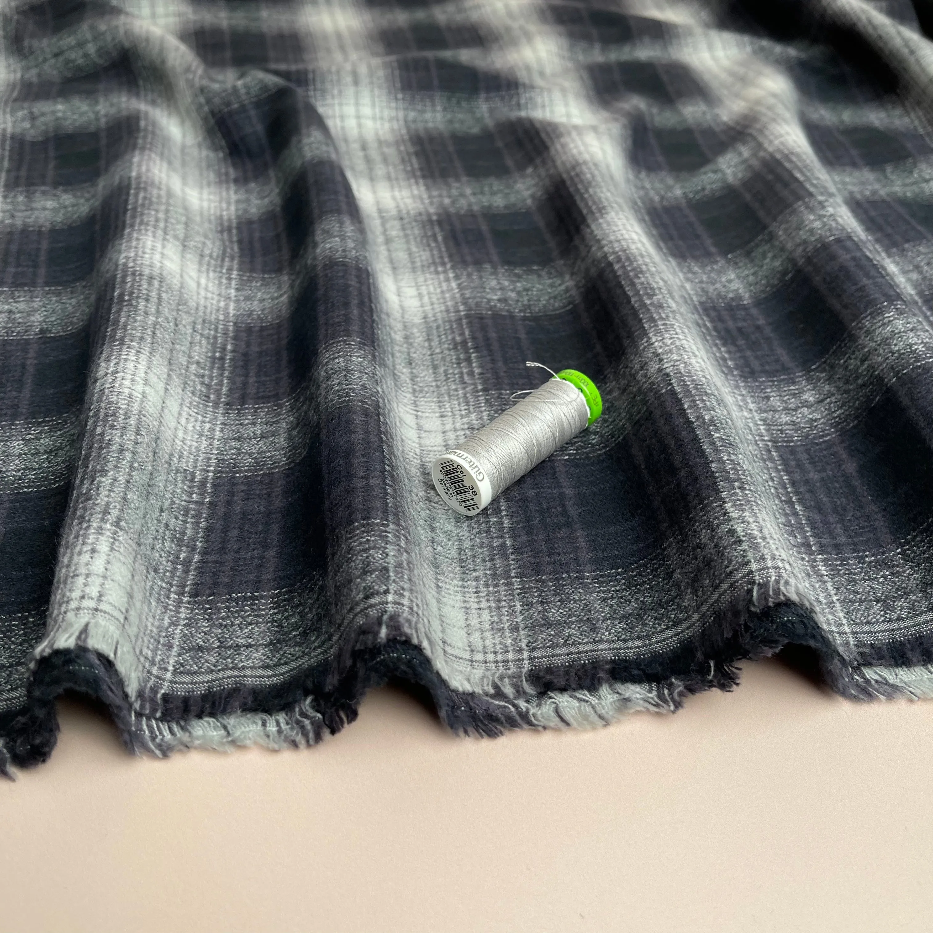 Charcoal Mammoth Cotton Flannel