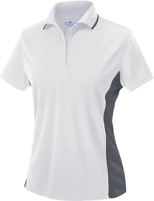 Charles River Ladies Color Blocked Wicking Polo