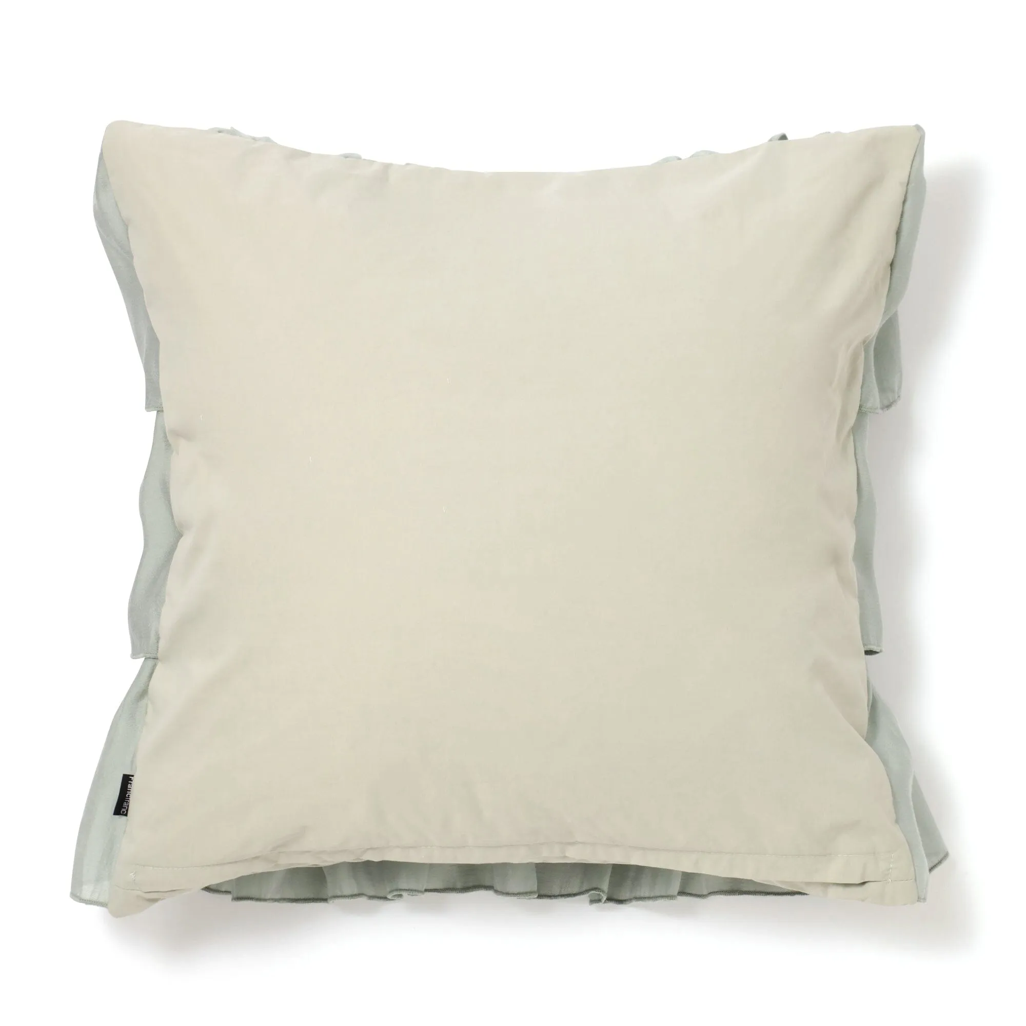 Chiffon Frill Cushion Cover 450 X 450 Grey