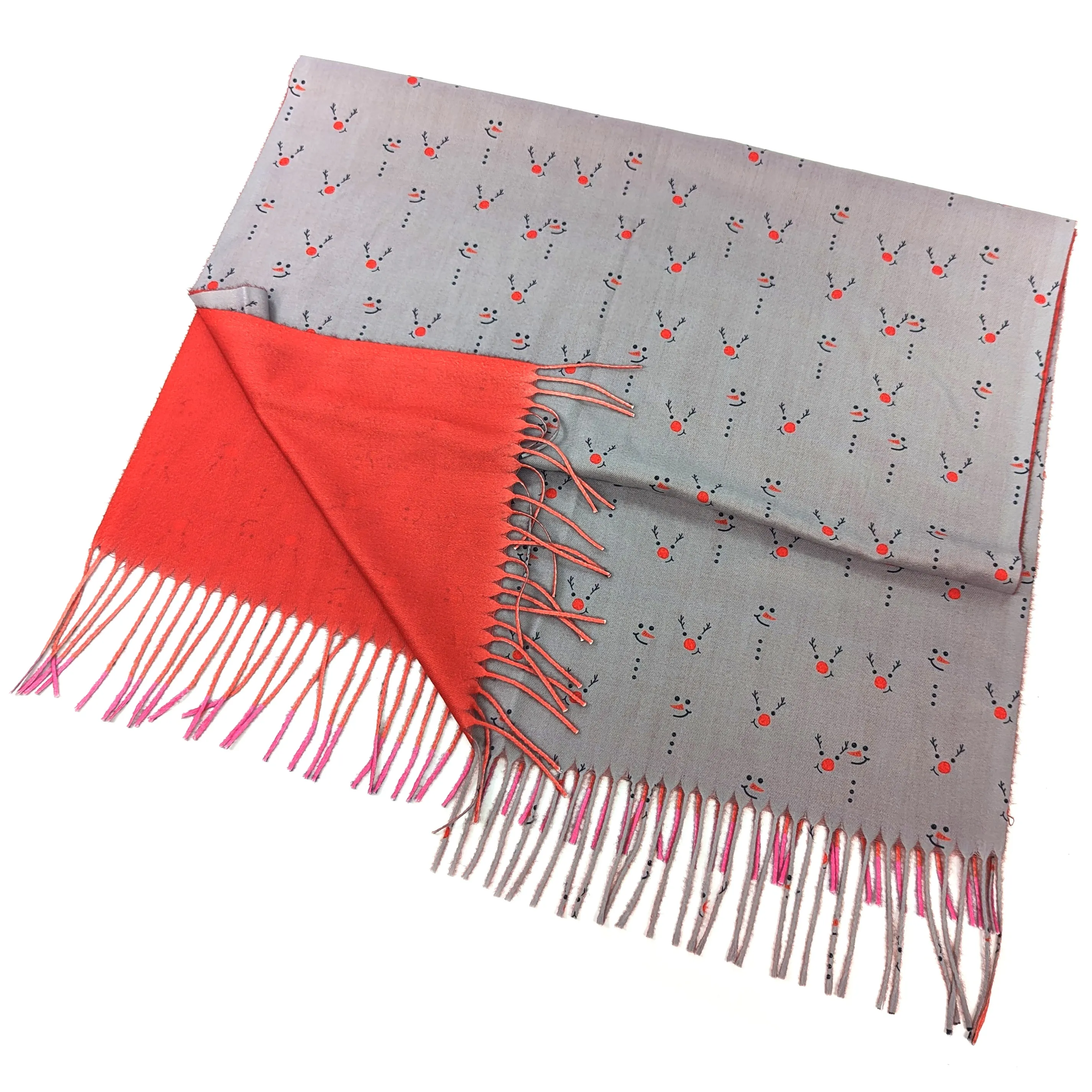 Christmas Noses Pashmina Style Scarf - Exclusive Design