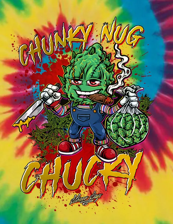 Chunky Nug Chucky Tie Dye Tee