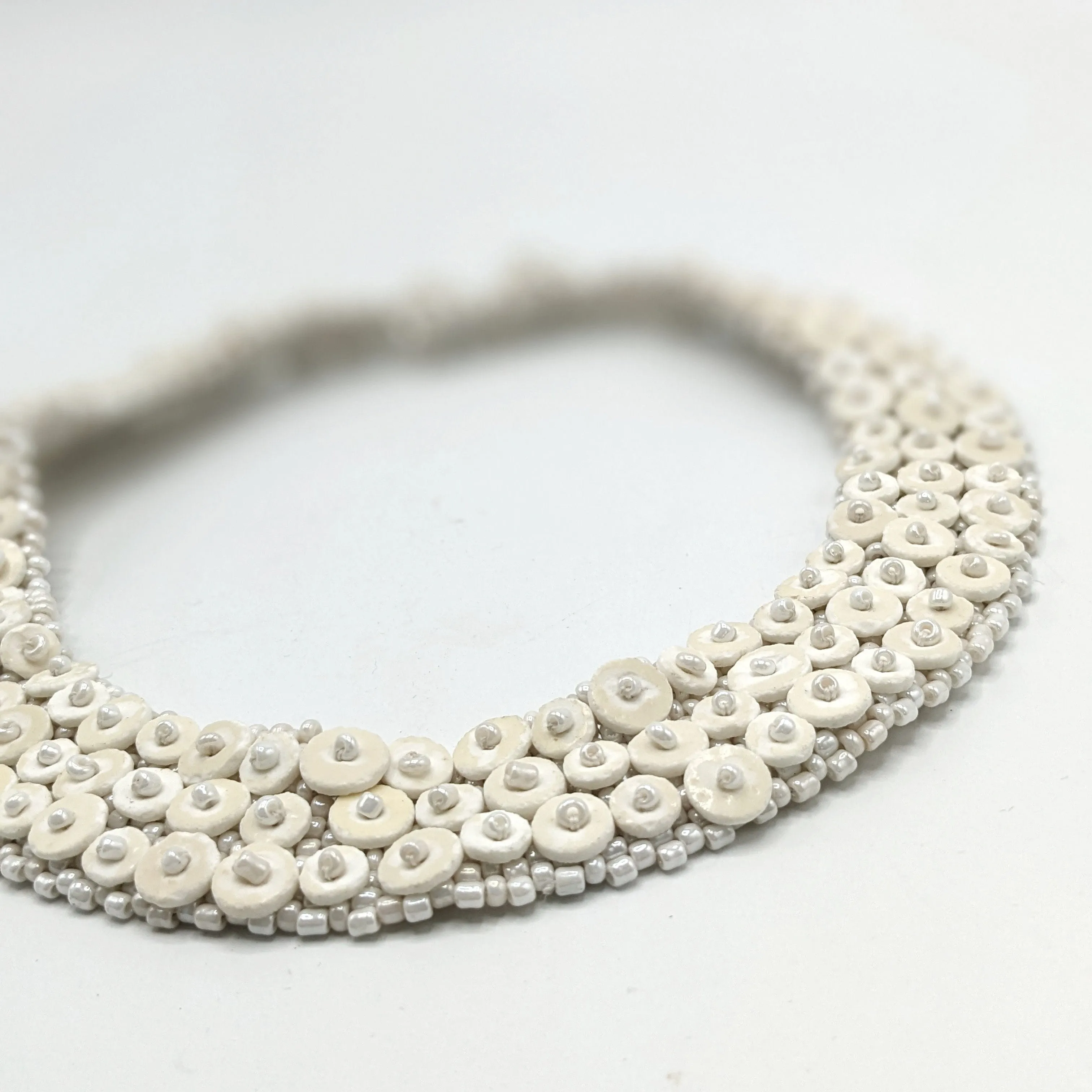 Collier Skoonheid ter en coquille d'œuf d'autruche durable