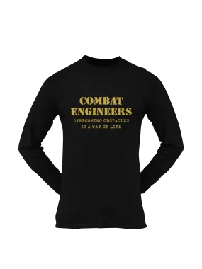 Combat Engineer T-shirt - Overcoming Obstacles..... (Men)