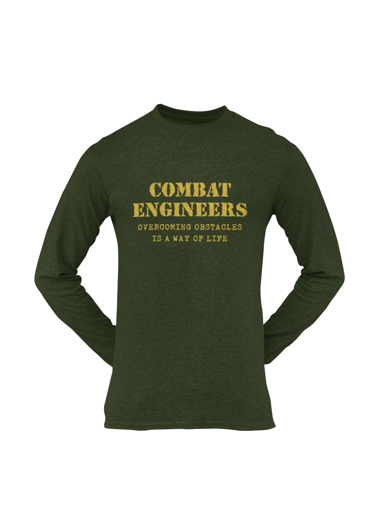 Combat Engineer T-shirt - Overcoming Obstacles..... (Men)