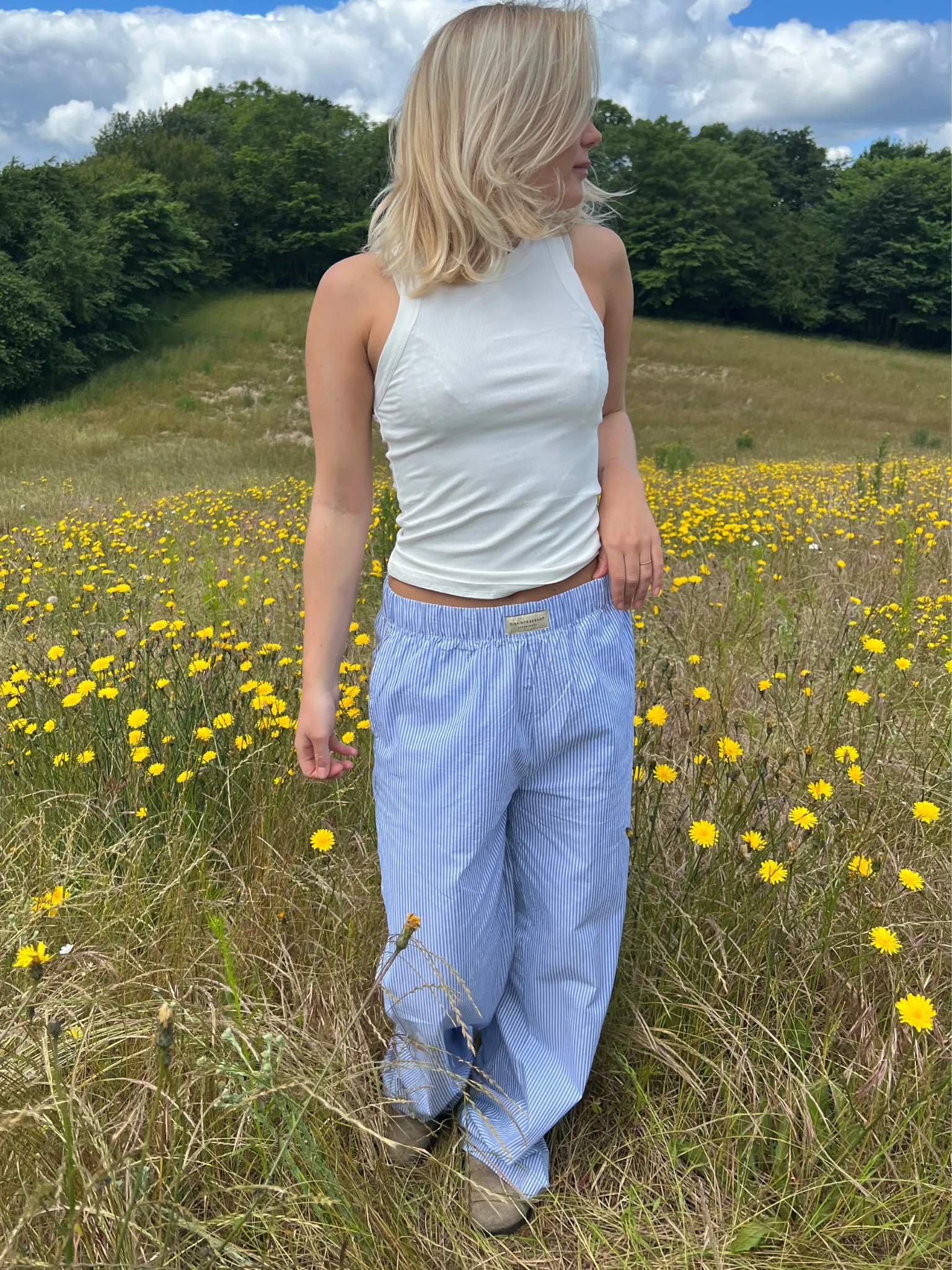 COPENHAGEN PANTS - SKY BLUE