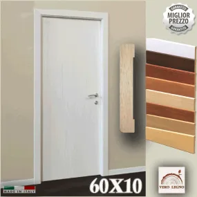 Coprifilo Mostrina 60x10 telaio battisedia porte e finestre in Legno massello ayous