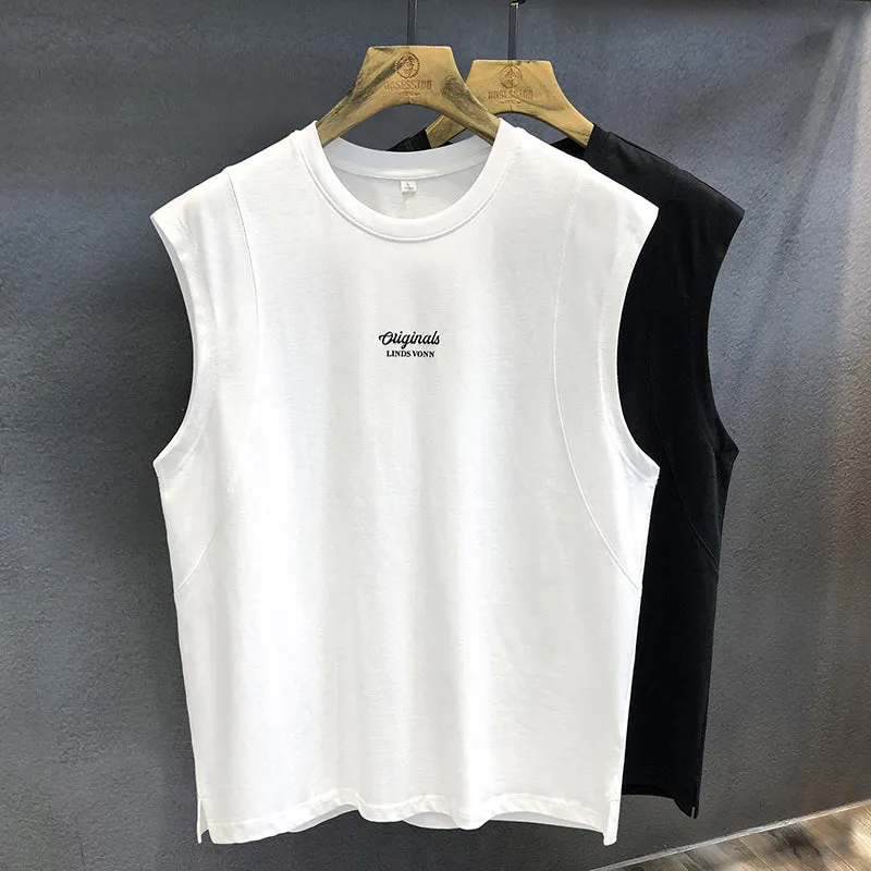 Cotton Sleeveless Loose Sports Vest