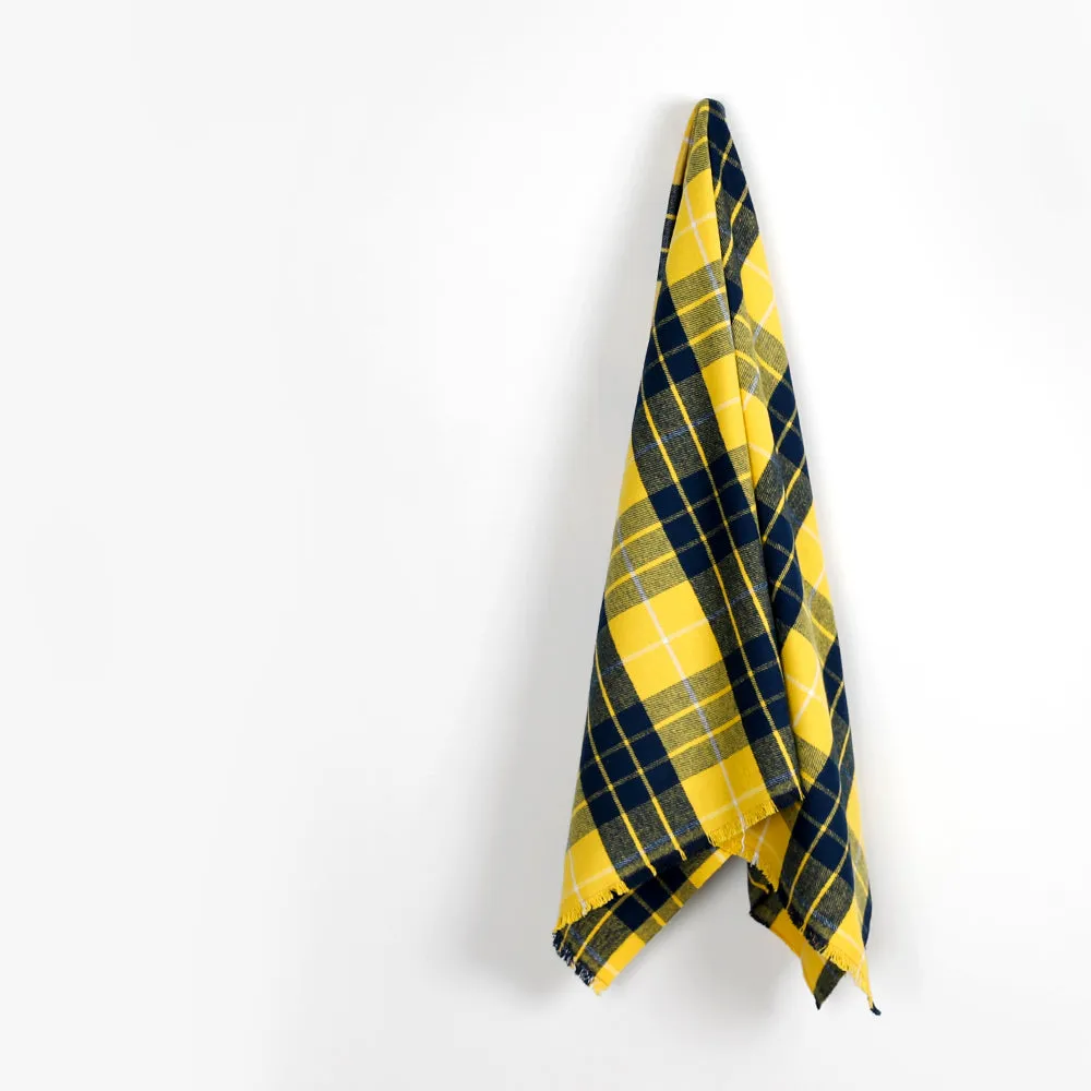 Cotton Twill Plaid Flannelette - Yellow Mix