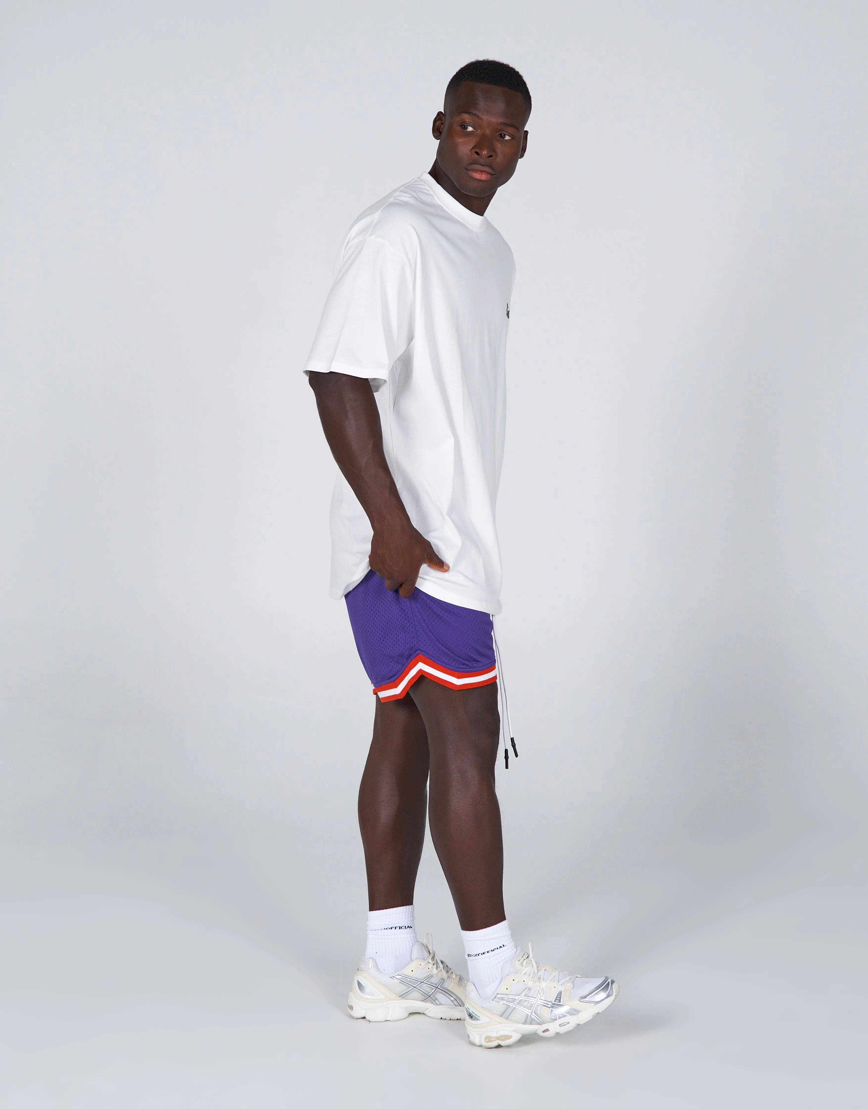 Court Drip Basketball Shorts - NYU