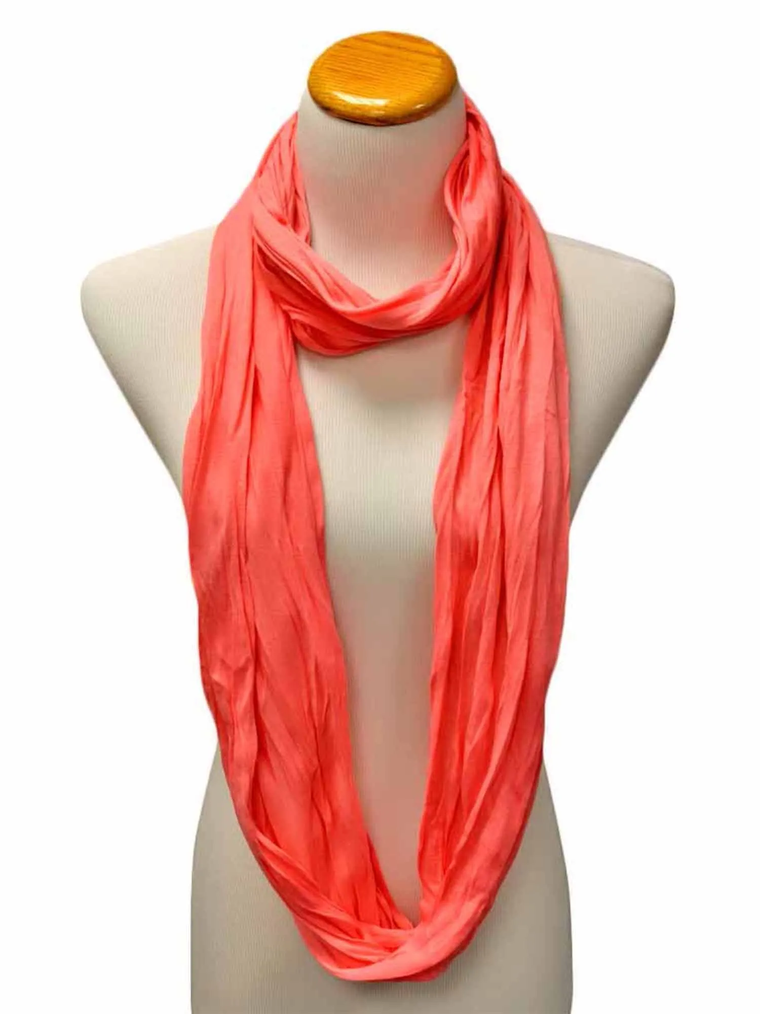 Crinkled Spring Infinity Scarf