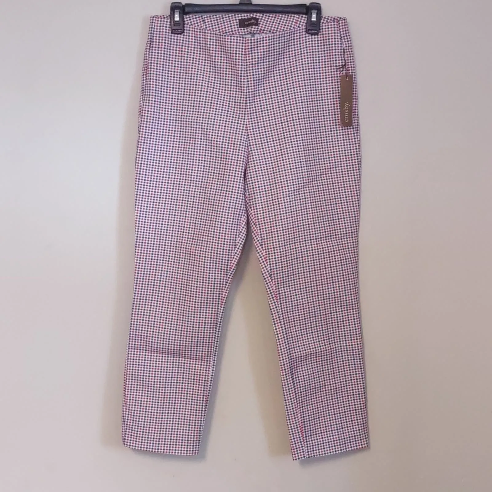 Crosby. Springfield Gingham Pull on Pants