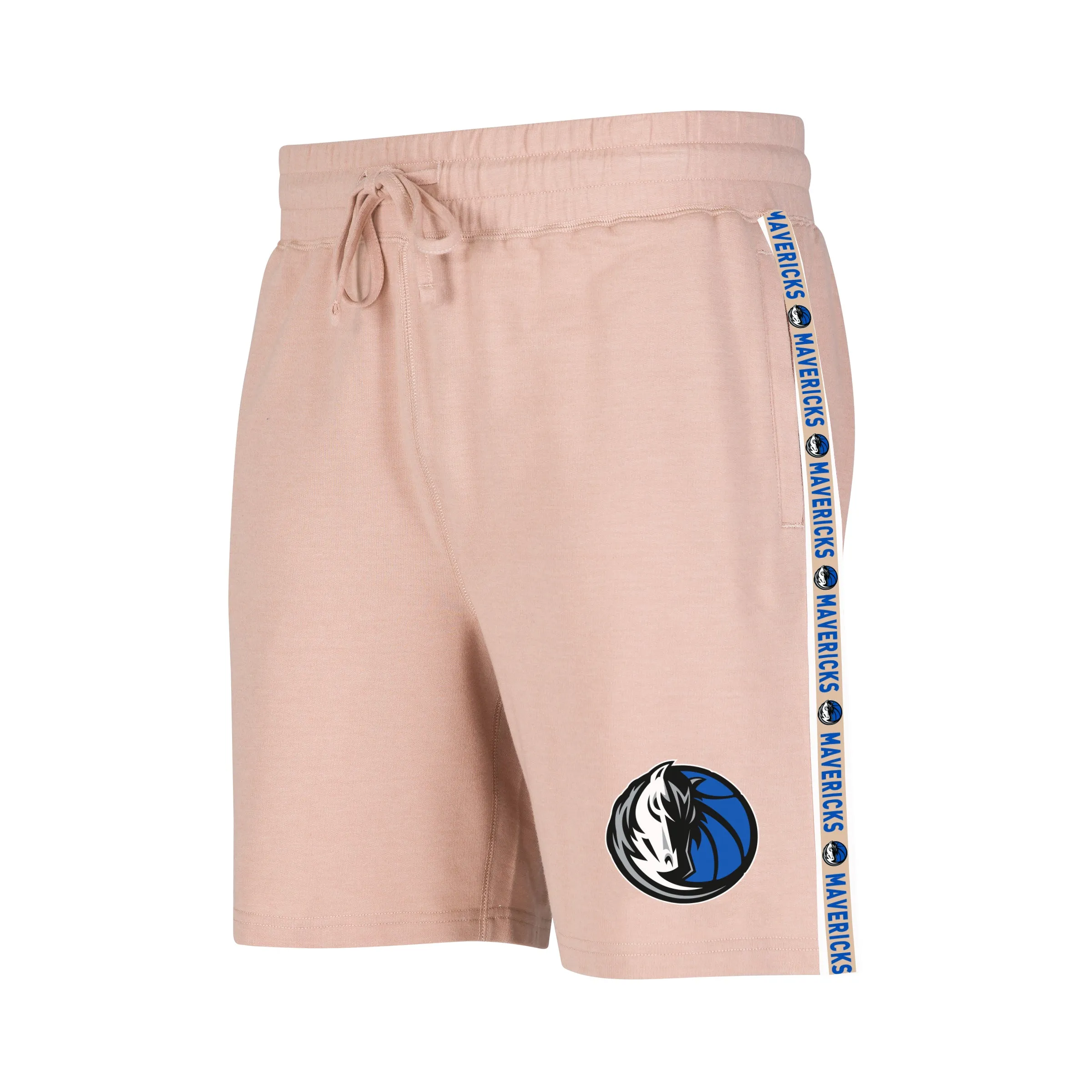 DALLAS MAVERICKS CONCEPT SPORTS MENS TAN STRIPED SHORTS