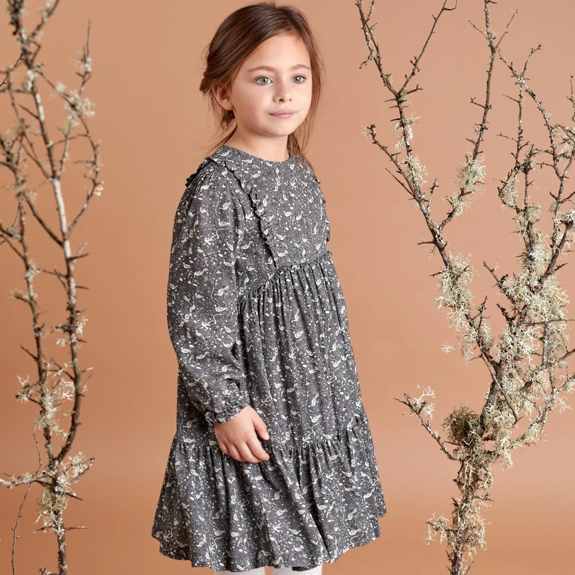 Dark Grey Girl Dress