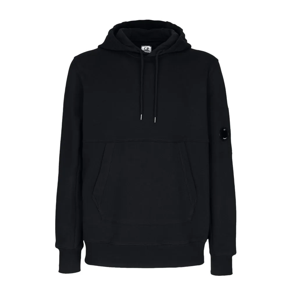 DIAGONAL RAISED FLEECE HOODIE