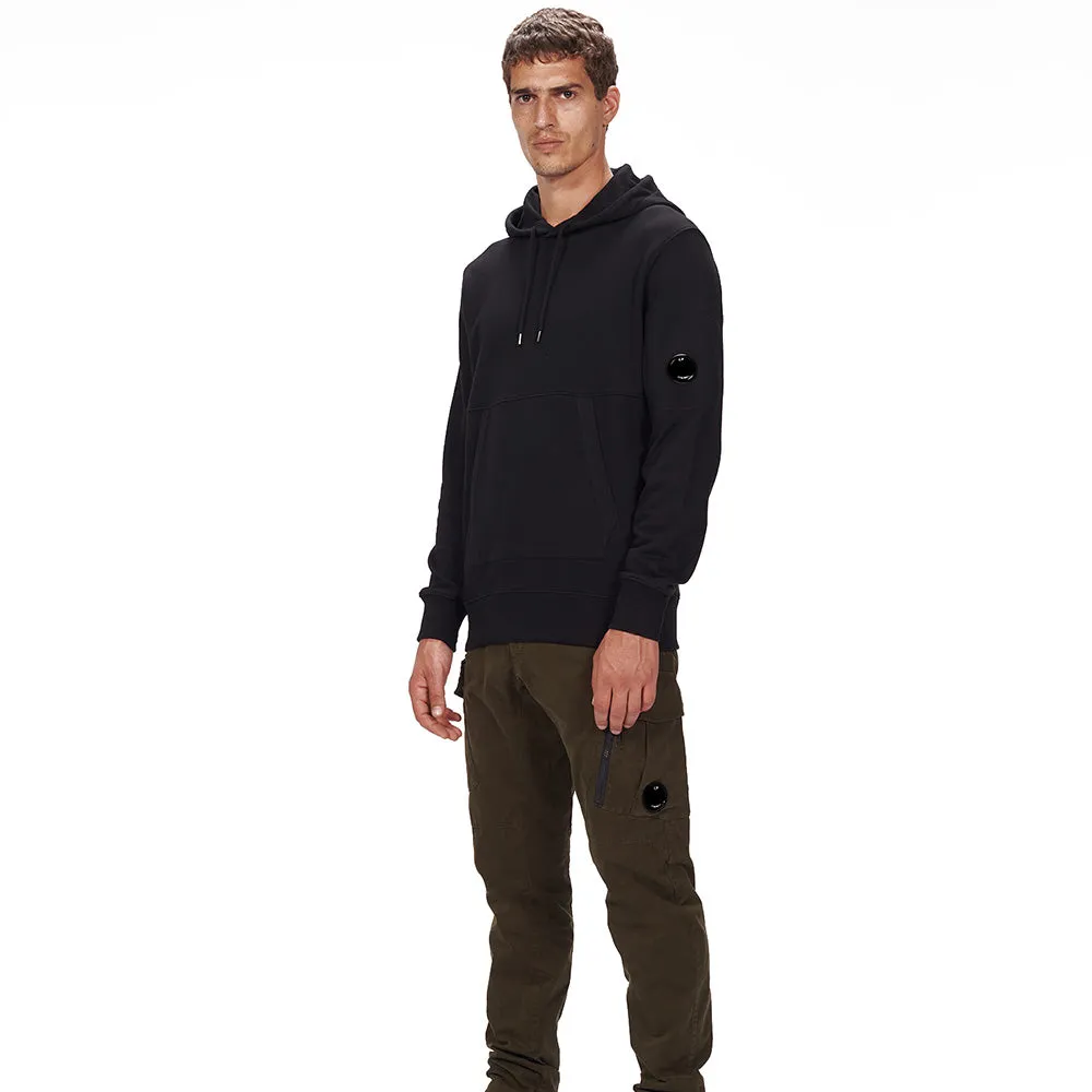 DIAGONAL RAISED FLEECE HOODIE