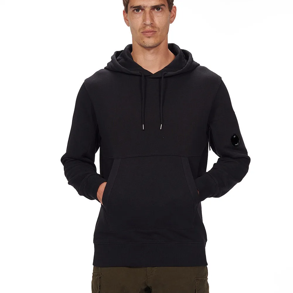 DIAGONAL RAISED FLEECE HOODIE