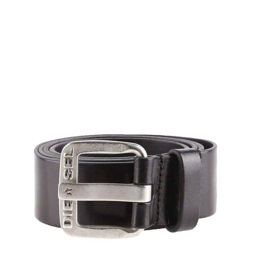 Diesel B-STAR Leather Belt - Brown