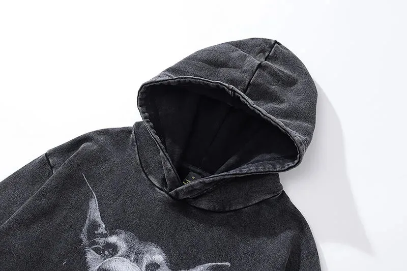 Dog | Dark Series Doberman Print Vintage Hip-Hop Hoodie