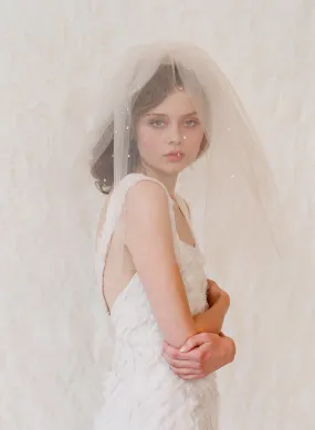 Double layer teardrop veil - Style #111