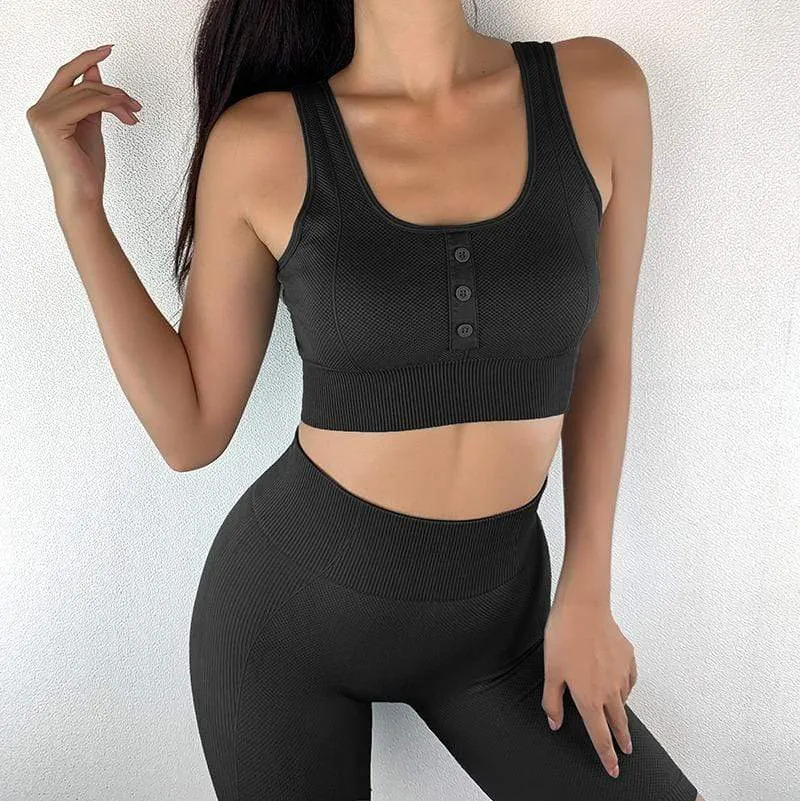 Dune Seamless Yoga Shorts & Workout Top Set