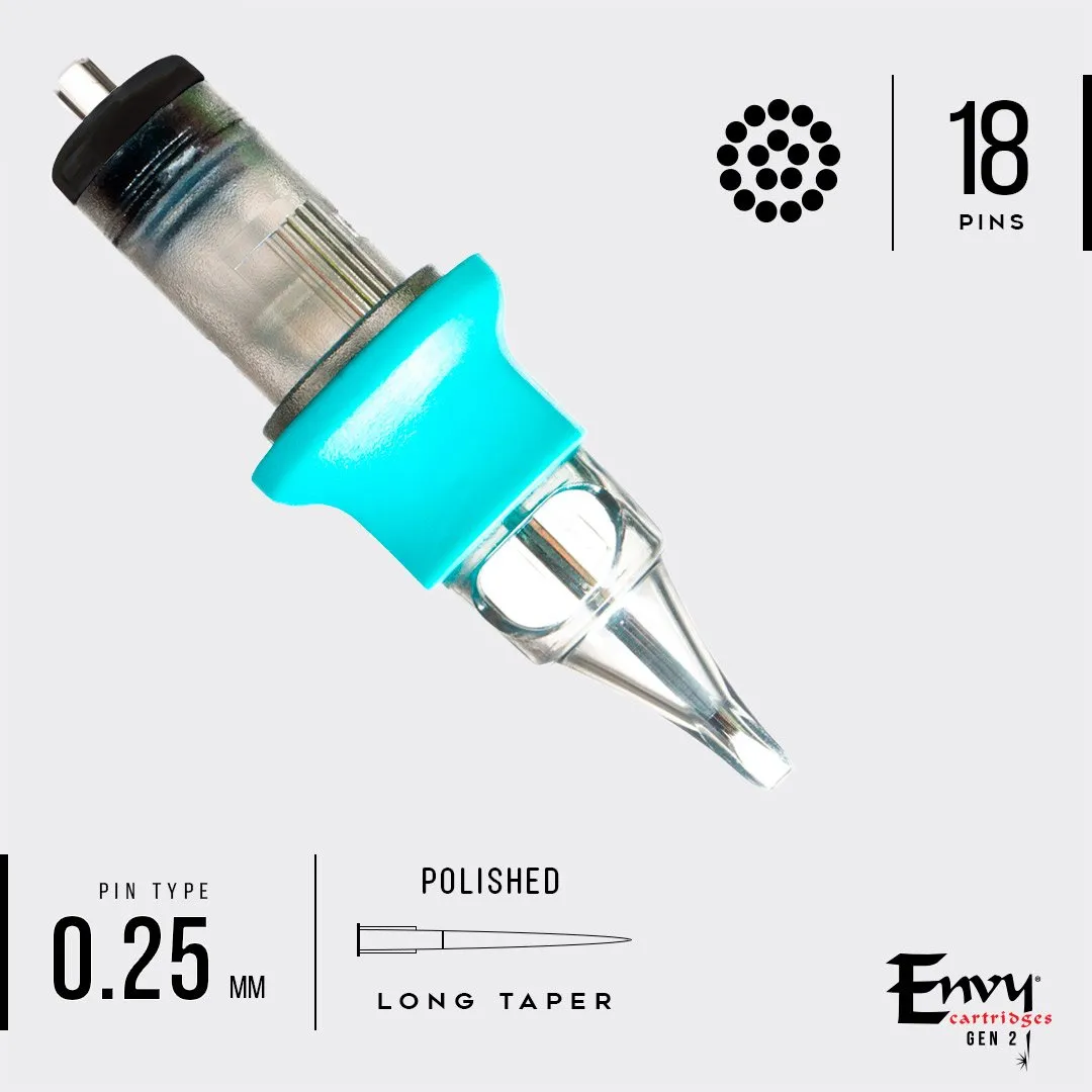 Envy Gen 2 - Standard Round Shader Cartridges 0.35mm 10pk