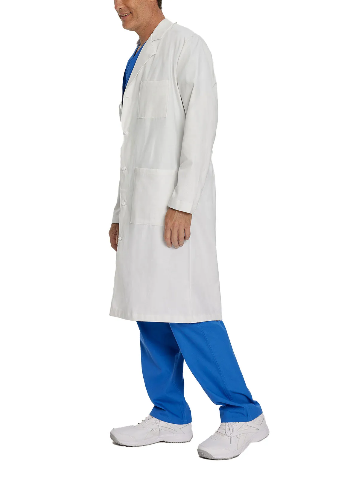 Essential - Men's 3-Pocket Super Twill 44½" Lab Coat