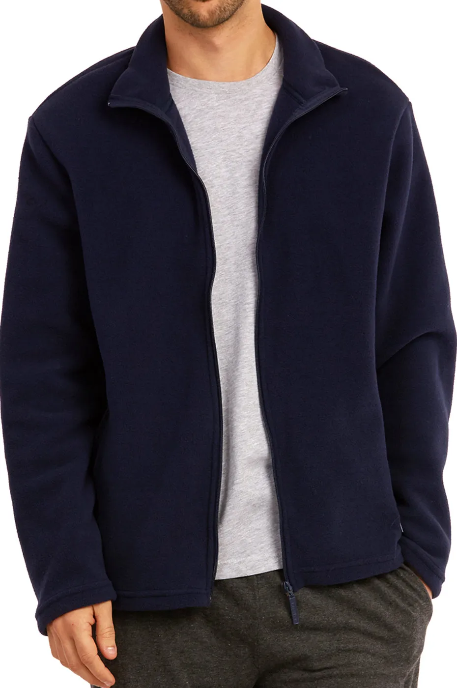 ET TU MEN'S POLAR FLEECE JACKET (PF2000E_NAVY)