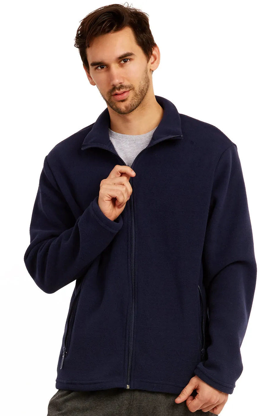 ET TU MEN'S POLAR FLEECE JACKET (PF2000E_NAVY)