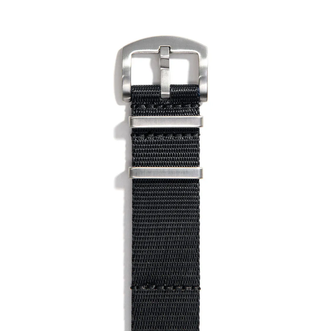 Everest Black Nylon Watch Band