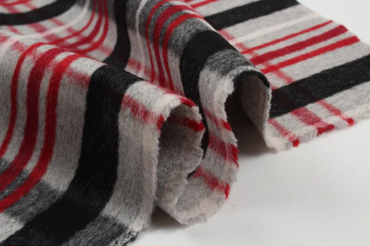 Extra Soft Wool Blend for Outwear - Multicolor Checks