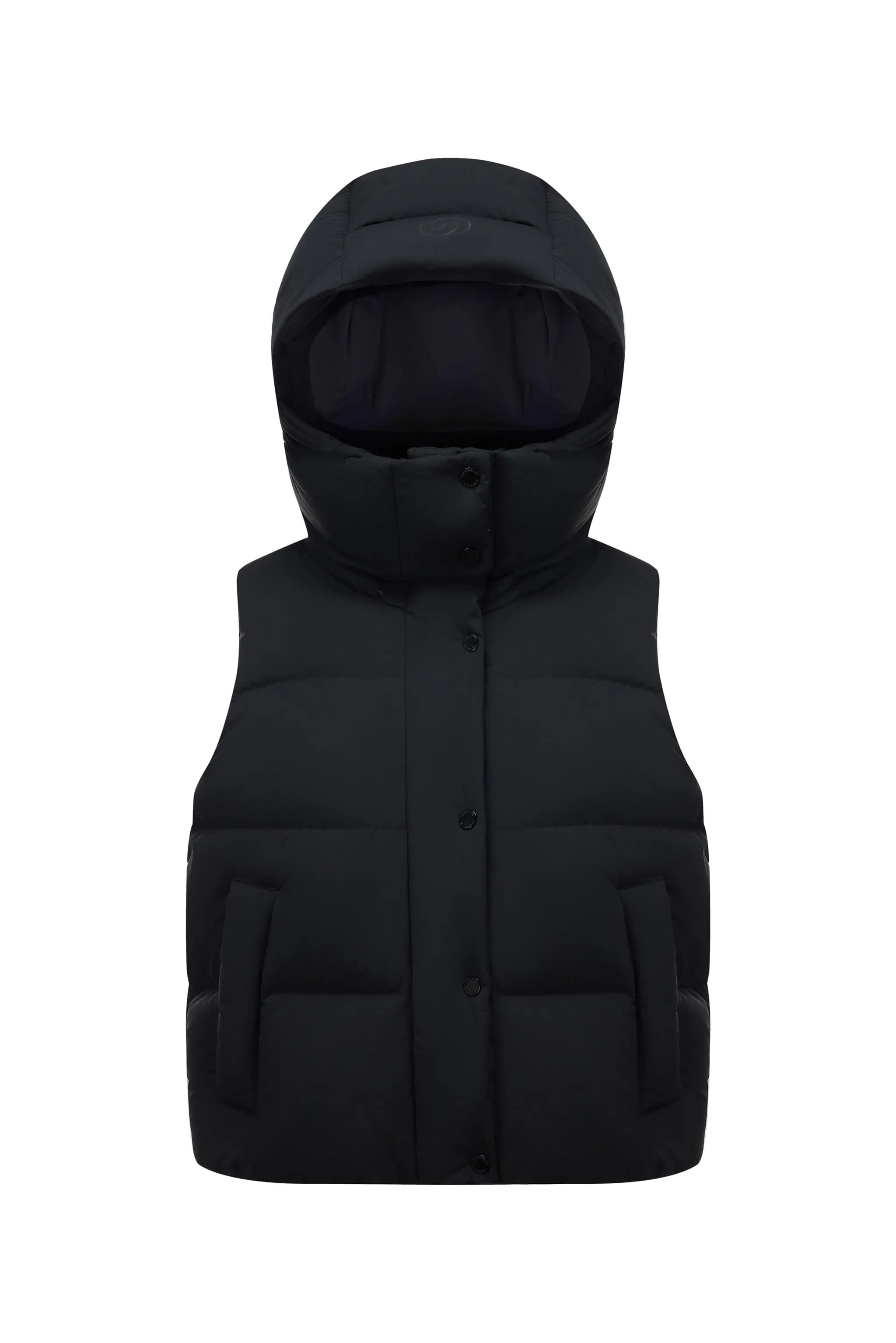 Feel the Cloud women’s down gilet with detachable hood