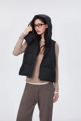 Feel the Cloud women’s down gilet with detachable hood