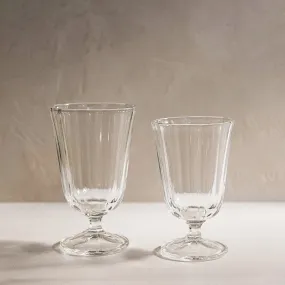 Fluted Glassware Set