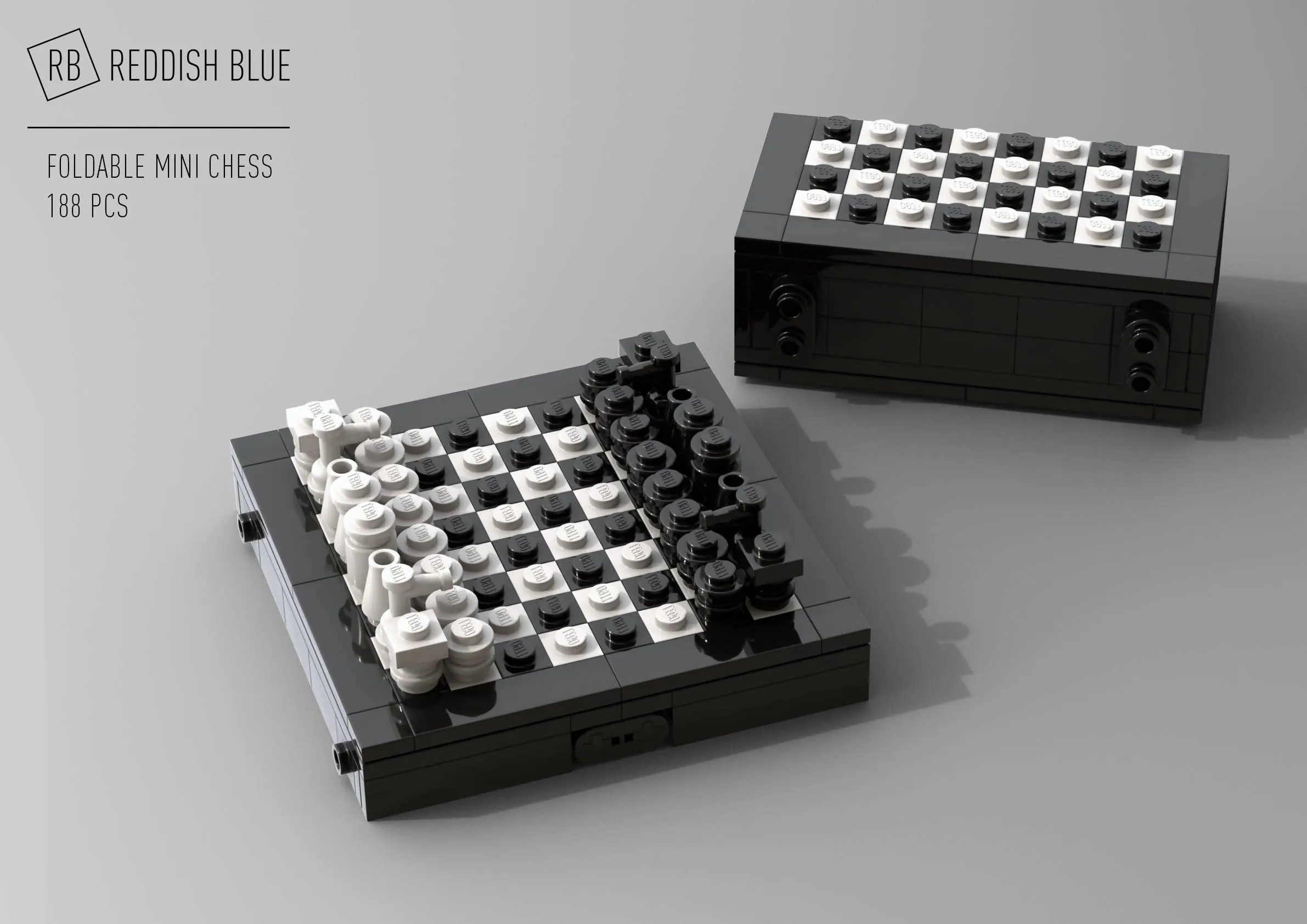 Foldable mini chess