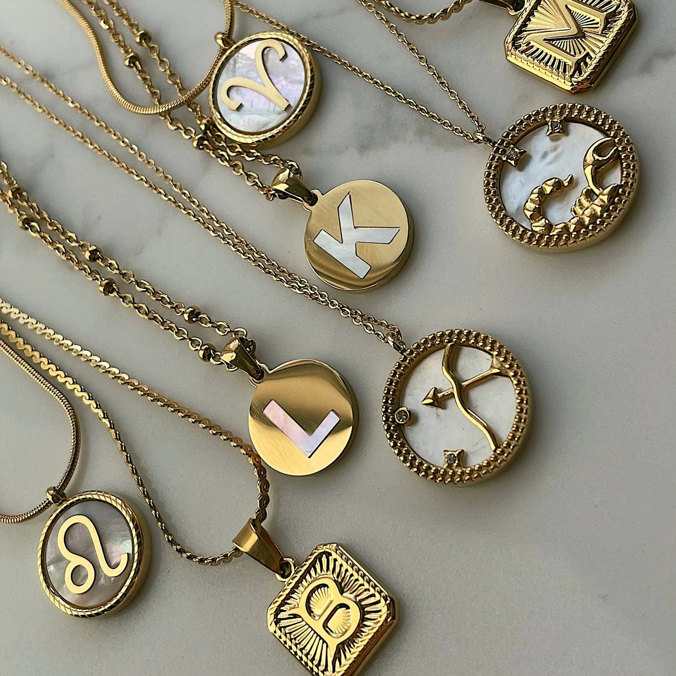 Frost Zodiac Necklace