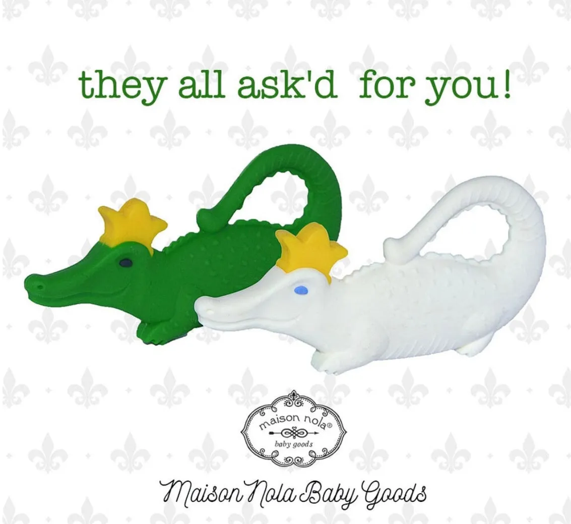 Gator Silicone Teether