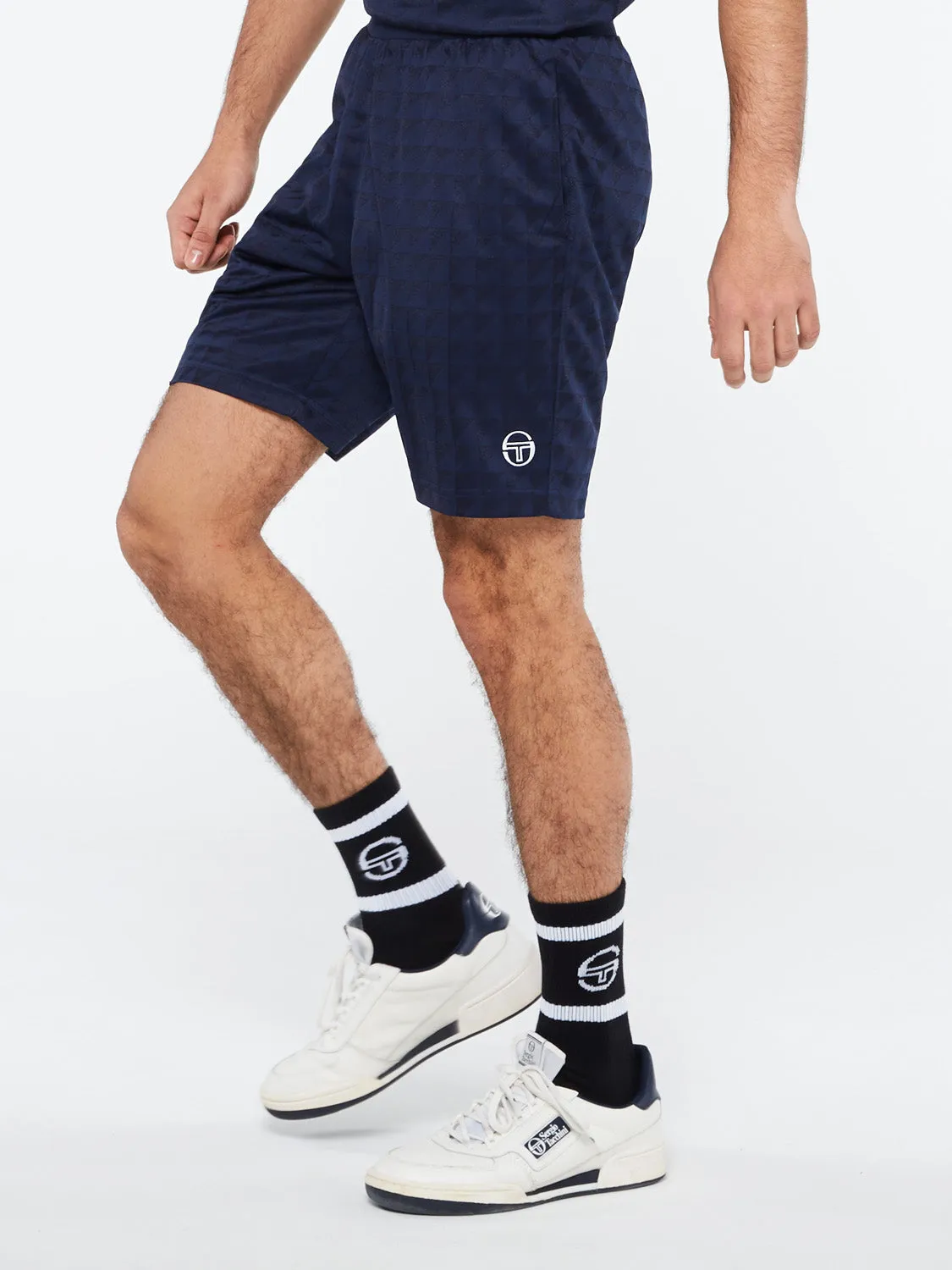 Geo Short-Maritime Blue