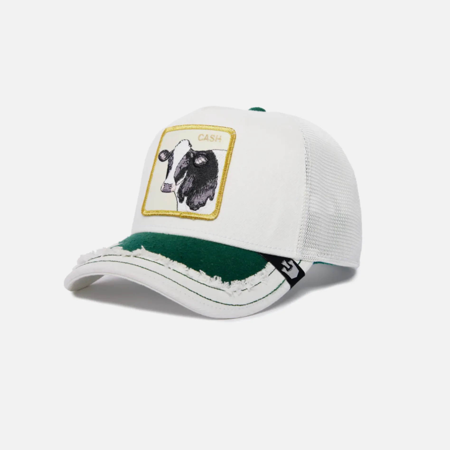 Goorin Bros Silky Cow {Cash} Trucker Hat (White)