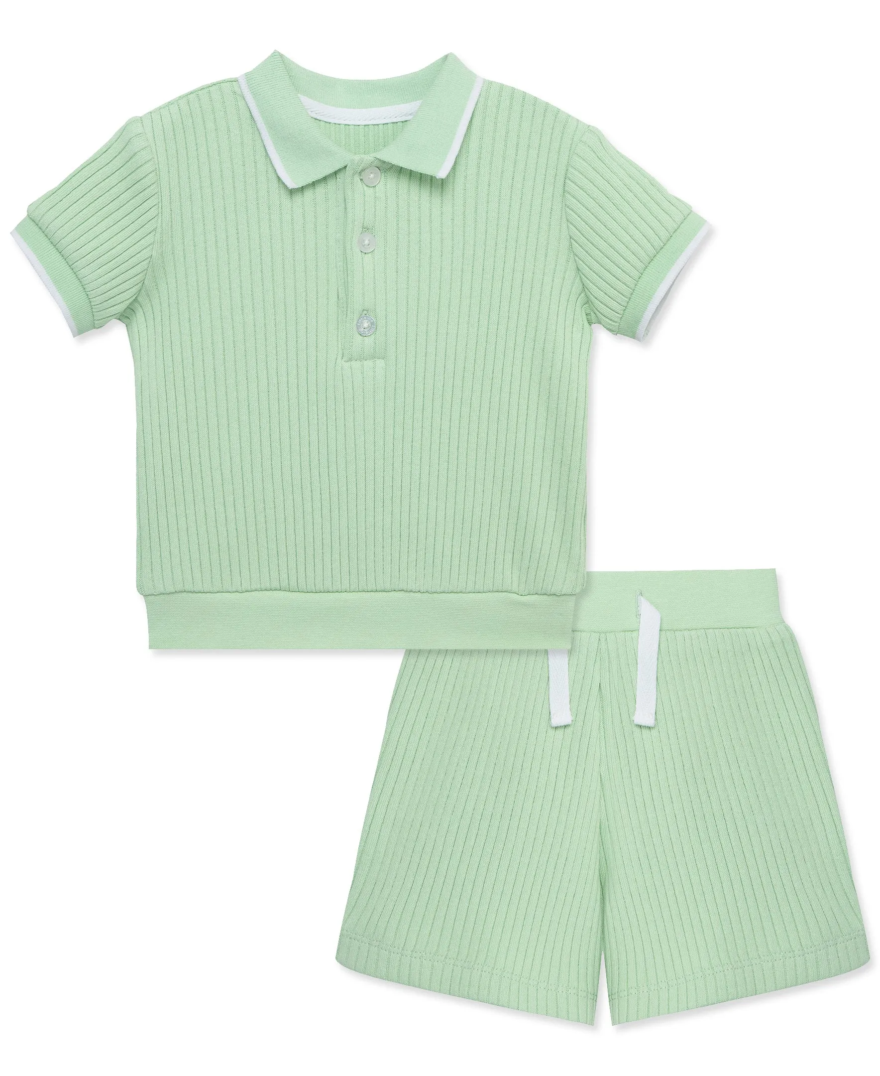 Green 2-Piece Toddler Short Set (2T-4T)