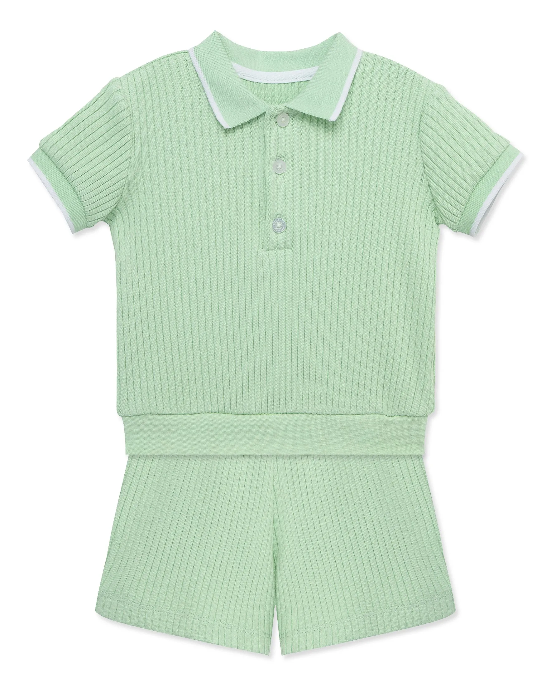 Green 2-Piece Toddler Short Set (2T-4T)