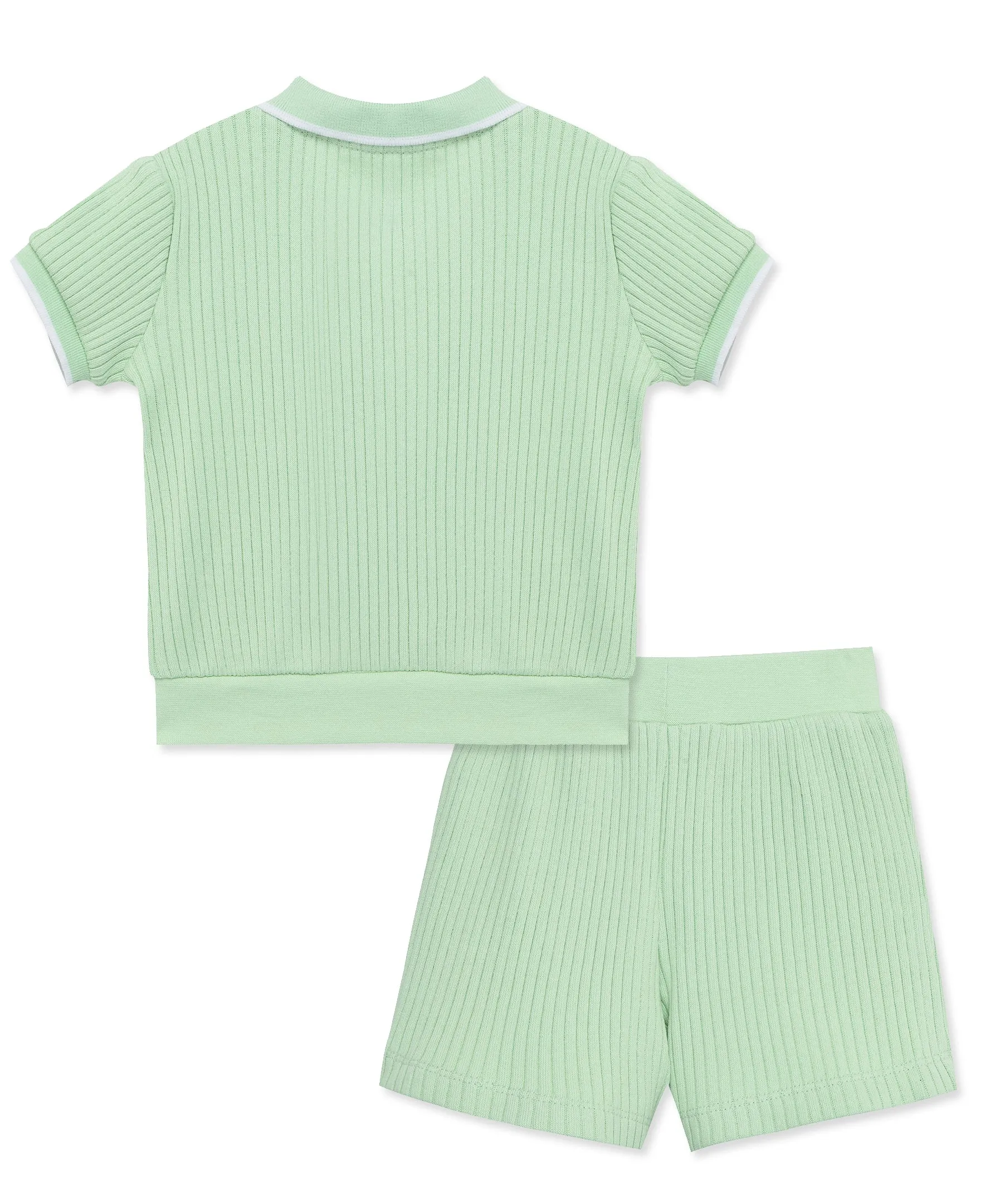 Green 2-Piece Toddler Short Set (2T-4T)