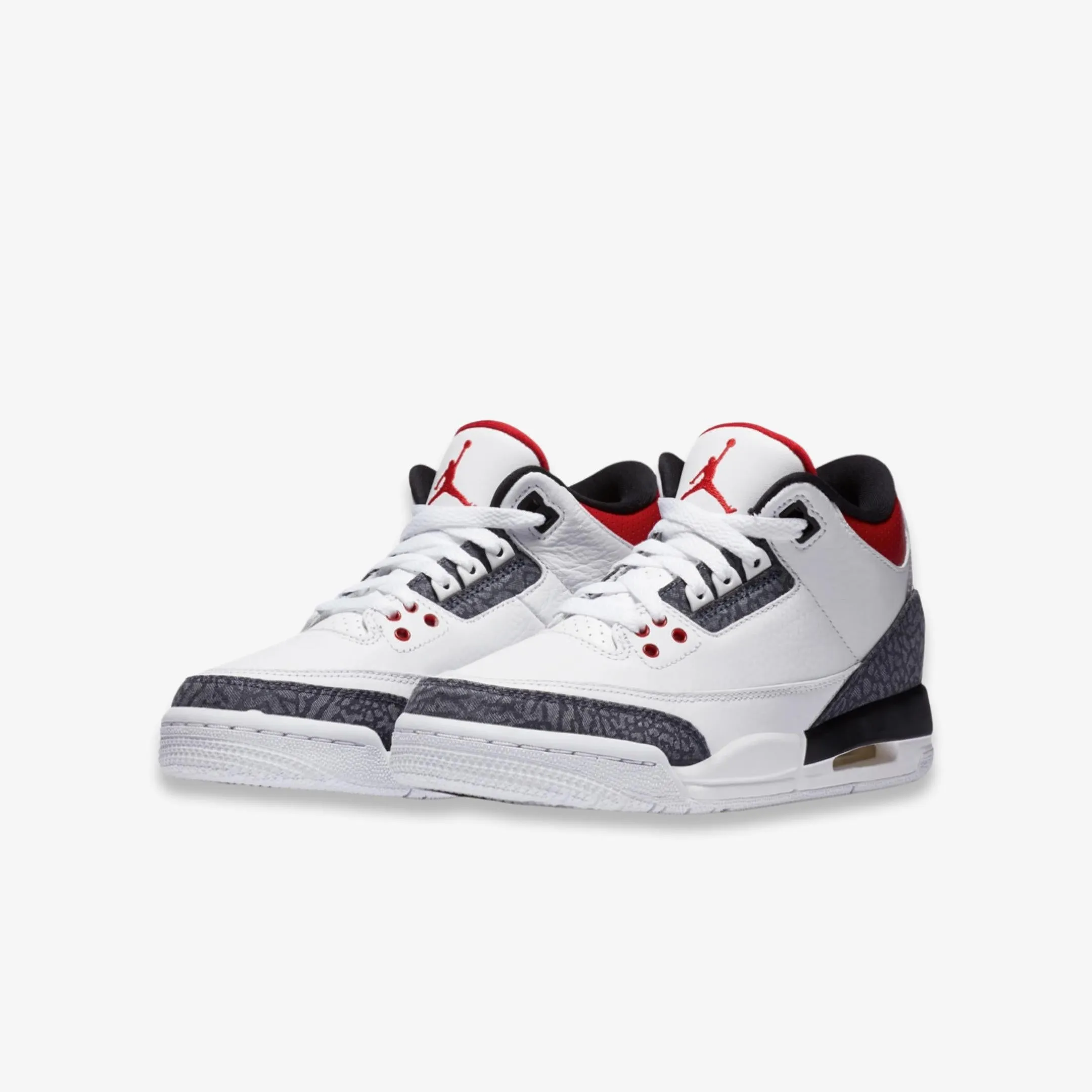 (GS) Air Jordan 3 Retro SE 'Denim Fire Red' (2020) CZ6634-100