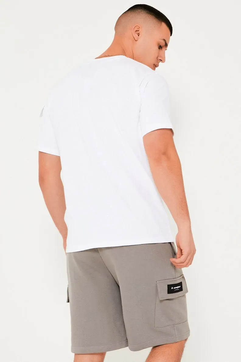 Hampden Jersey Cargo Shorts  - Dark Grey