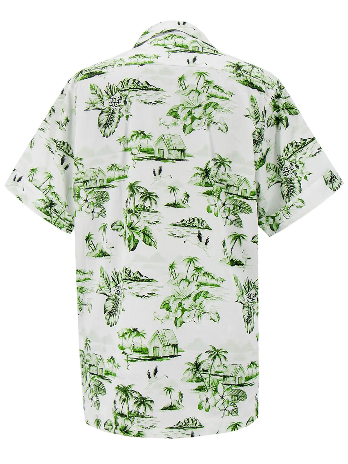 Hawaiian Leisure Shirt - Green Island