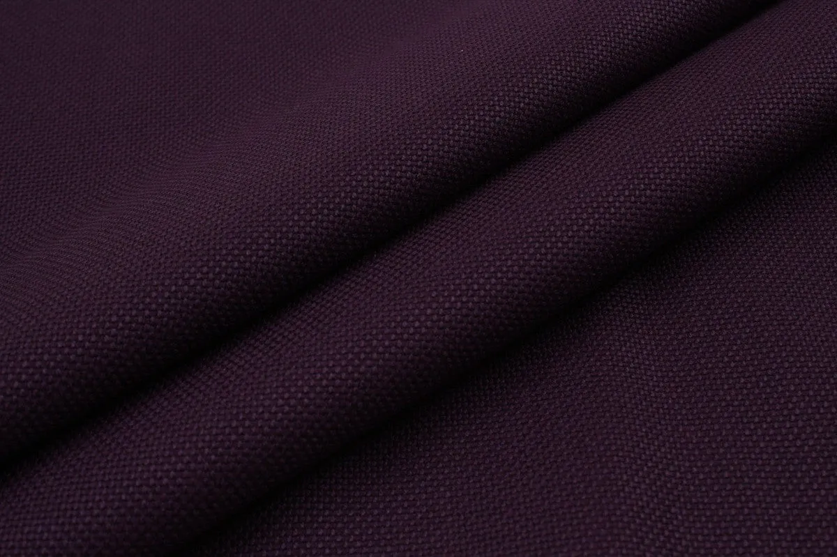 Heavyweight Virgin Wool for Coats - Purple