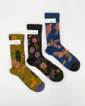 Herbier Series / Cotton Blend Socks