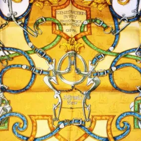 Hermes Silk Jacquard Scarf L'Instruction Du Roy