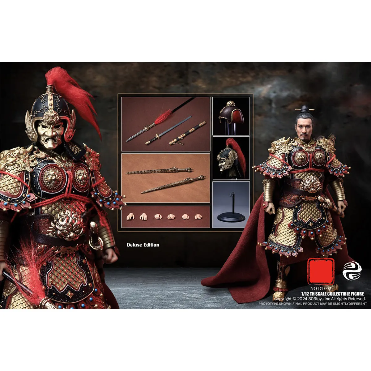 HiPlay 303TOYS The Prosperous Tang Dynasty Series, General Of Militant Guard: Qin Qiong, Solo Deluxe, Action Figure Full Set