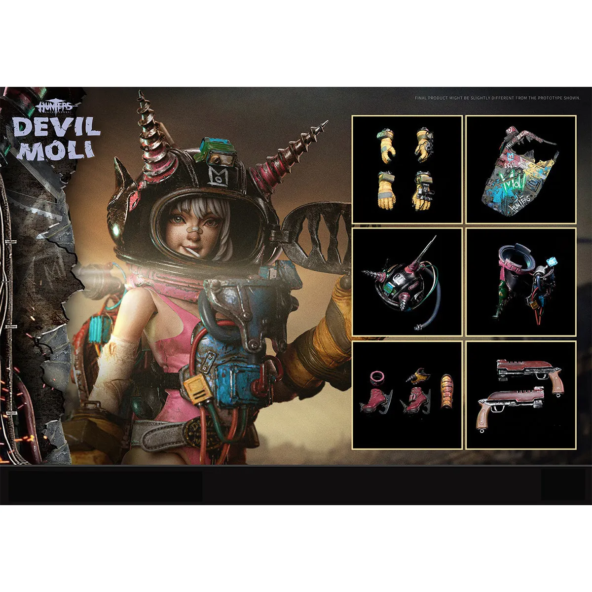 HiPlay BLITZYWAY, Day After WW3: Devil Moli, Action Figure Full Set